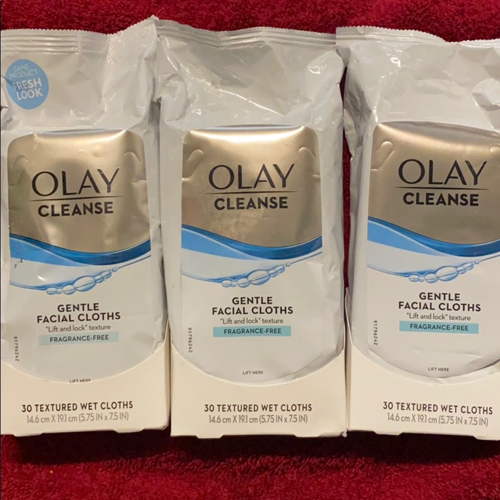 Olay cleanse gentle facial cloths fragrance free